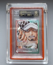 One Piece Trafalgar Law Alt Art Pre Errata - OP01 - BGS 10 Black Label picture