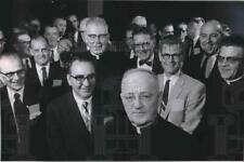 1960 Press Photo Father John F. Quinn, S.J. honored at dinner, Marquette Univ HS picture