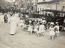 Marlborough NY Thanksgiving Parade RPPC Real Picture Postcard Fruit Exchange picture