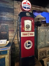 Early 1940's Restored Original Martin & Schwartz Standard Oil Gas pump picture