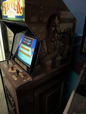 Vintage Budweiser Beer Tapper Arcade Machine Original Upright Cabinet -Rare picture