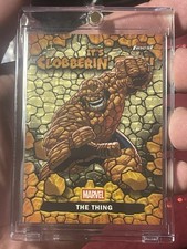 The Thing It’s Clobbering Time 1/1 Superfractor - Fantastic Four Hobby picture