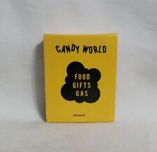 Vintage Candy World Food Gifts Gas Days Inn Motel Matchbook Advertising Full picture