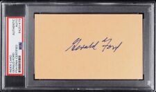 Gerald Ford Signed Autographed Index Card AUTO PSA/DNA AUTH 38th President picture