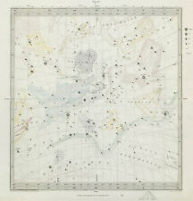 ASTRONOMY CELESTIAL Star map chart signs 3 Autumn Equinox. SDUK 1847 old picture