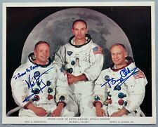 Neil Armstrong Buzz Aldrin Michael Collins Hand-Signed Apollo 11 NASA Photograph picture