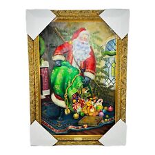 Christopher Radko Oil Painting Santa Magical Midnight Delivery Large NEW COA #43 picture