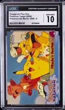 2000 POKÉMON TOPPS POKÉMON THE MOVIE: 2000 #6 EXEGGCUTE PLUS ONE CGC 10 GEM MINT picture