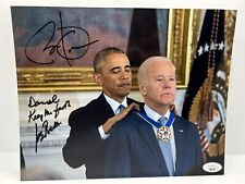 Barack Obama & Joe Biden Signed 8x10 Photo Dual POTUS Autographed JSA LOA picture