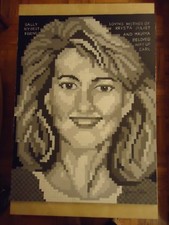 ORIGINAL HUGE POP ART PAINTING ENTITLED '' SALLY '' BY COMIC ARTIST JAMES CHEN picture