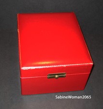 NEW in RED BOX STEUBEN glass EGG 18K GOLD Ornament faberge gem heart love art picture