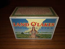 Land O’Lakes Sweet Cream Butter Tin W/ Recipies & Dividers W/ Blanks picture