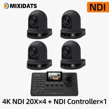 4K NDI PTZ Camera 1-10pcs 20X Zoom Video Conference Camera for Church Business picture
