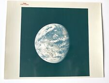 Vintage photo of NASA APOLLO 15 ICONIC VIEW OF EARTH 26 JULY 1971 picture