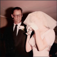 1956 Marilyn Monroe & Arthur Miller Candid Wedding Photograph by Milton Greene picture