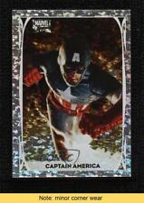 2020 Marvel Masterpieces Holofoil Speckle 43/99 Captain America #19 READ 0d2o picture