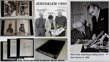 BILLY ROSE PERSONAL ALBUM Architect Isamu Noguchi David Ben-Gurion Israel 1960 picture