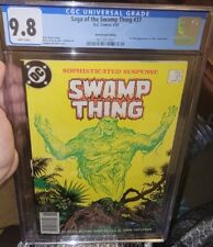 Saga of the Swamp Thing #37 CGC 9.8 Newsstand Key 1st John Constantine App W Pgs picture
