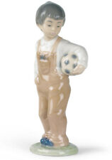 NAO BY LLADRO WANNA PLAY? BOY FIGURINE #1068 BRAND NEW IN BOX SOCCER SAVE$$ F/SH picture