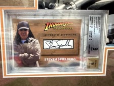2008 Indiana Jones Masterpieces Autograph Steven Spielberg # 6/7 Beckett BGS 9 picture