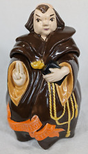 Vintage Cramer Ceramic Thou Shalt Not Steal 1970's Friar Monk Cookie Jar Rare picture