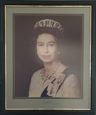Queen Elizabeth II & Prince Philip Signed Jubilee Royal Photo Portrait Warhol UK picture