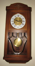 German Ave Maria and Westminster Chime Two Melody Regulator Wall Clock 8-Day picture