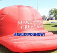 10 FOOT x 15 FOOT TRUMP MAGA  INFLATABLE MAKE AMERICA GREAT AGAIN WITH LED LIGHT picture
