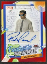 Pedro Pascal Mister Fantastic 2026 Topps Marvel Finest Four Science Auto Red /5 picture