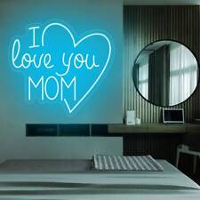 50cmx40cm I Love You Mom Neon Sign LED Night Light Custom Mothers Day Gift Wall picture