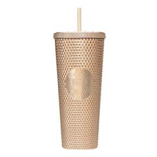 Starbucks Holiday 2023 Cold Cup Tumbler Bumpy Gold 710ml picture