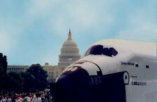 GIANT MOBILE 1/2 SCALE INTERACTIVE SPACE SHUTTLE EXHIBIT WITH TOW VEHICLE picture