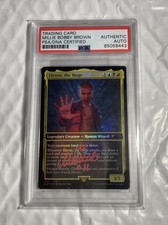 Eleven, The Mage - Millie Bobby Brown AUTO 1/1 Magic The Gathering picture