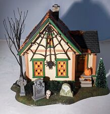 DEPT 56 Snow Village Halloween Trick Or Treat Lane THE SPIDER HOUSE 4025340 Box picture