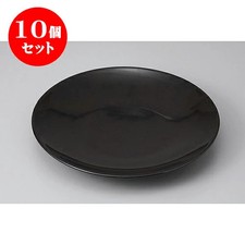 Set of 10 Arita Ware Serving Plates Arita Ware Black Glazed 12th Pl From Japan picture