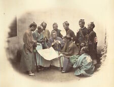 Felice/Felix Beato Group of Samurai Albumen Print Photo ca. 1868 Japan  picture