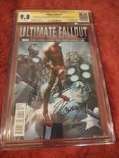 🔥🔥 ULTIMATE FALLOUT #4 CGC 9.8 SS 7x SS Stan Lee 🔥🔥🔥 picture
