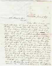 RARE Manuscript Letters 1859 Oneida Community NY Bottles Lancaster Glass Works picture