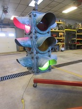 DARLEY TRAFFIC LIGHT 12 HEAD BARN FIND AUTOMOBILIA PETROLIANA