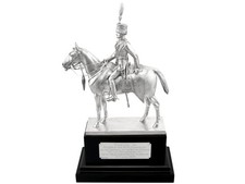 George V Sterling Silver Royal Hussar Officer Presentation Ornament (1919) picture
