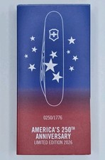 VICTORINOX PIONEER X ALOX LIMITED EDITION USA #/(250) 1776 Swiss Army Knife RARE picture
