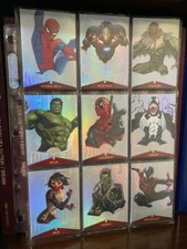 2017 Fleer Ultra Spider-Man Metal Patterned 50-card set Achievement😍😍😍😍VHTF picture