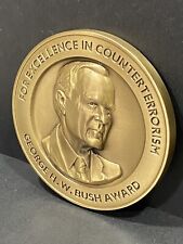 RARE 3” CIA George H. W. Bush Award /Rare CTC Reverse Challenge Coin / Medal picture