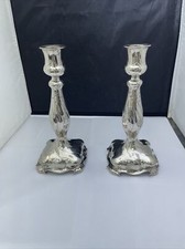 RARE Gorham Martele Sterling Silver 2 Candlesticks picture