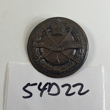 WW2 British Army Indian Overseas Service 1939-1945 Lapel Badge Award 54D22 picture