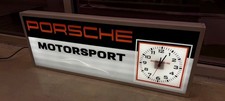 RARE 2000’s ILLUMINATED DEALER SIGN CLOCK GERMAN SHOWROOM GARAGE WORKSHOP picture