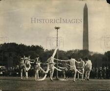 1925 Press Photo May Pole Dance National Child Health Day Festival White House picture