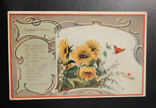 Mint USA Advertising Postcard Womans World Chicago IL C Preston Wynne Poem picture