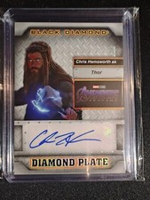 2021 Upper Deck Marvel Black Diamond Chris Hemsworth as Thor Diamond Plate picture