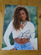 Janet Jackson Genuine Signed Authentic Autograph - UACC / AFTAL. picture